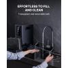 imageSilonn Nugget Ice Maker Countertop with APP ampamp Voice Control Self Cleaning Ice Machine with 3L Large Water Tank 40 lbs24H Soft Chewable Ice Portable Pebble Ice Maker for Home Kitchen and PartySilvery Gray