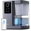 imageSilonn Nugget Ice Maker Countertop with APP ampamp Voice Control Self Cleaning Ice Machine with 3L Large Water Tank 40 lbs24H Soft Chewable Ice Portable Pebble Ice Maker for Home Kitchen and PartySilvery Gray
