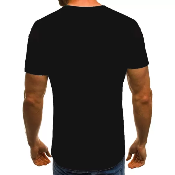 KYKU American Flag T Shirt Men July 4th Patriotic USA Stars and Stripes T-Shirt