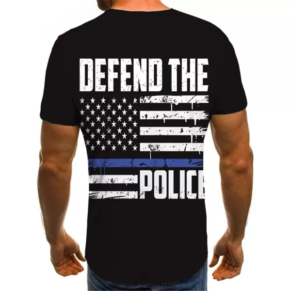 KYKU American Flag T Shirt Men July 4th Patriotic USA Stars and Stripes T-Shirt