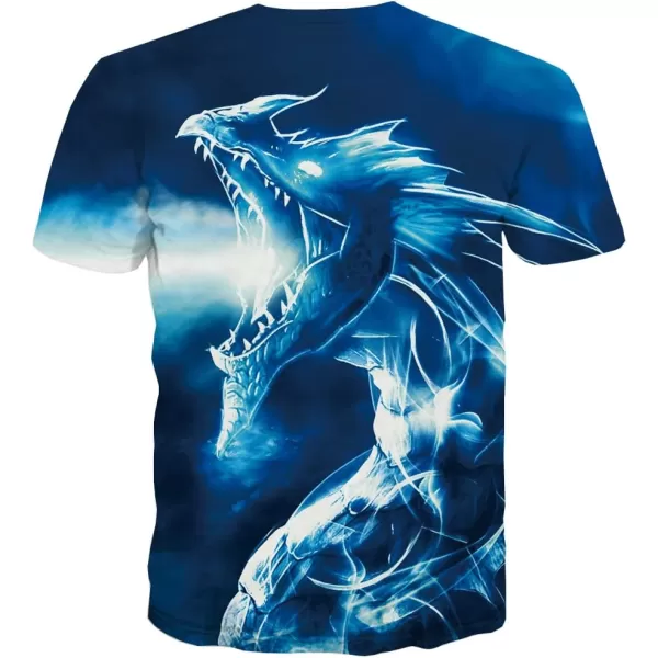 KYKU Cute Dragon Tshirt Men Fantasy Apparel Animal Graphic T Shirts Gifts Tee