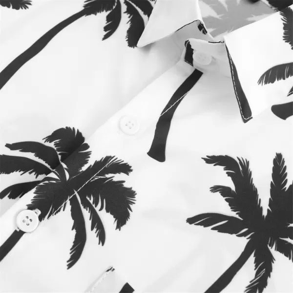 KYKU Funky Hawaiian Shirt for Men Palm Beach Shirts Tropical Vacation Shirts