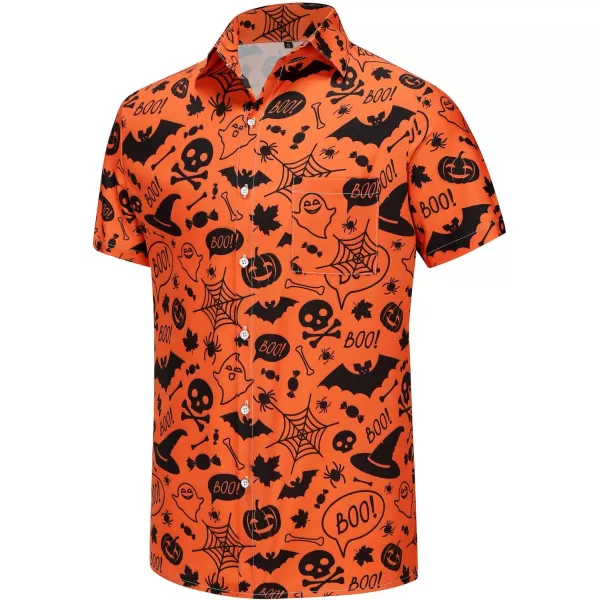 KYKU Funky Hawaiian Shirt for Men Palm Beach Shirts Tropical Vacation Shirts