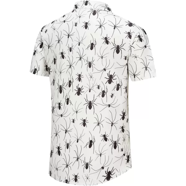 KYKU Funky Hawaiian Shirt for Men Palm Beach Shirts Tropical Vacation Shirts