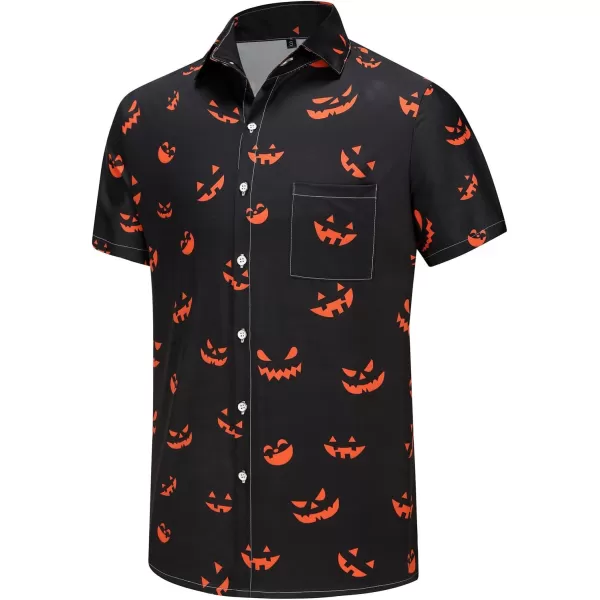 KYKU Funky Hawaiian Shirt for Men Palm Beach Shirts Tropical Vacation Shirts