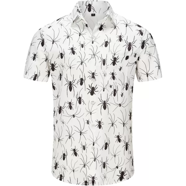 KYKU Funky Hawaiian Shirt for Men Palm Beach Shirts Tropical Vacation Shirts