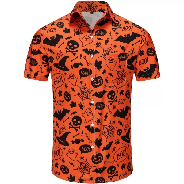 KYKU Funky Hawaiian Shirt for Men Palm Beach Shirts Tropical Vacation Shirts