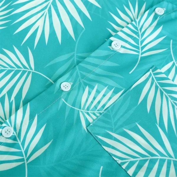 KYKU Funky Hawaiian Shirt for Men Palm Beach Shirts Tropical Vacation Shirts