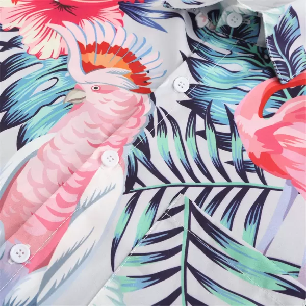 KYKU Funky Hawaiian Shirt for Men Palm Beach Shirts Tropical Vacation Shirts