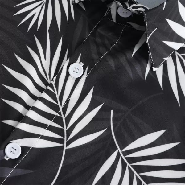 KYKU Funky Hawaiian Shirt for Men Palm Beach Shirts Tropical Vacation Shirts