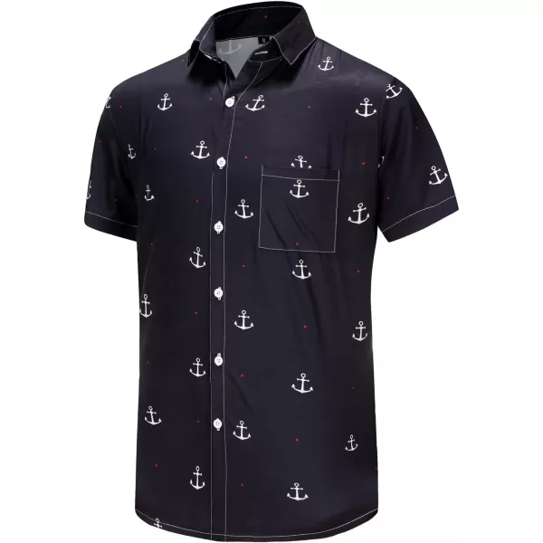 KYKU Funky Hawaiian Shirt for Men Palm Beach Shirts Tropical Vacation Shirts