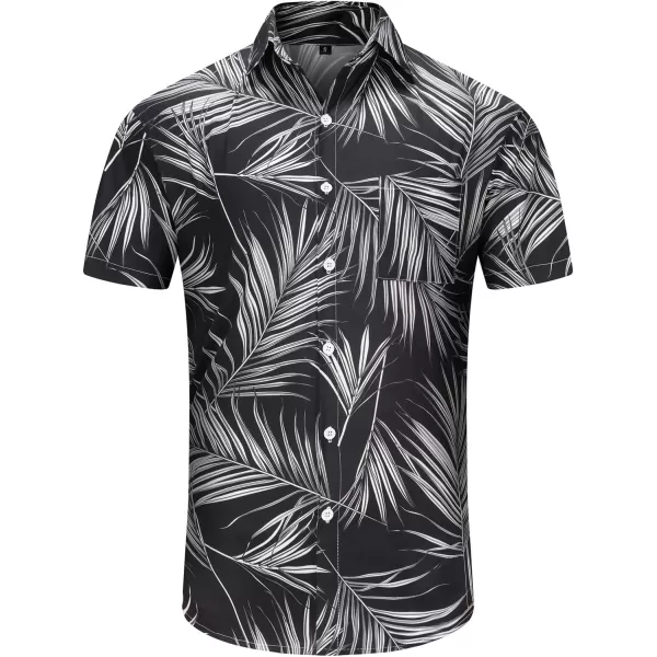 KYKU Funky Hawaiian Shirt for Men Palm Beach Shirts Tropical Vacation Shirts