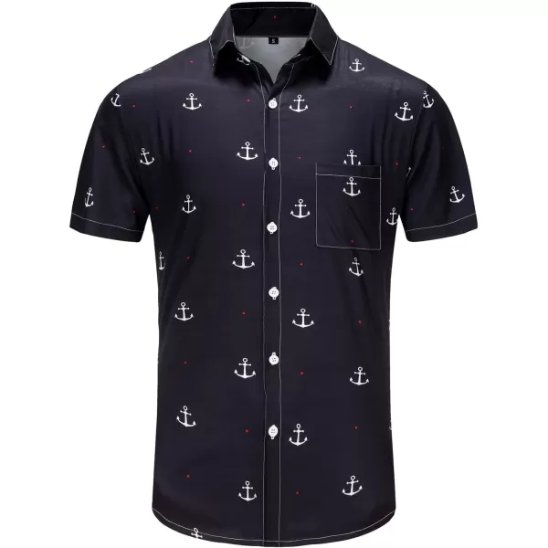 KYKU Funky Hawaiian Shirt for Men Palm Beach Shirts Tropical Vacation Shirts