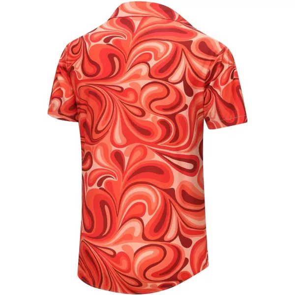 KYKU Funky Hawaiian Shirt for Men Palm Beach Shirts Tropical Vacation Shirts