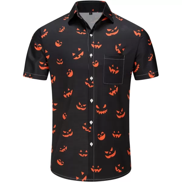 KYKU Funky Hawaiian Shirt for Men Palm Beach Shirts Tropical Vacation Shirts