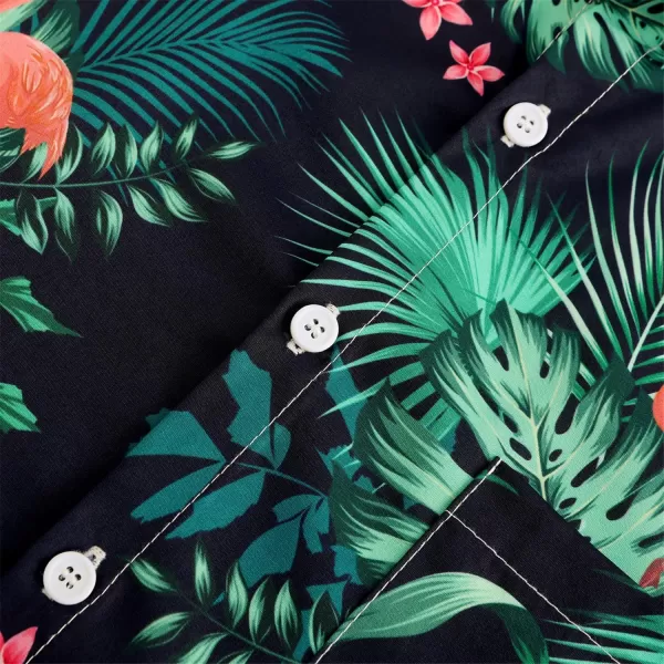 KYKU Funky Hawaiian Shirt for Men Palm Beach Shirts Tropical Vacation Shirts