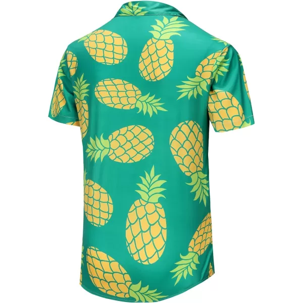 KYKU Funky Hawaiian Shirt for Men Palm Beach Shirts Tropical Vacation Shirts