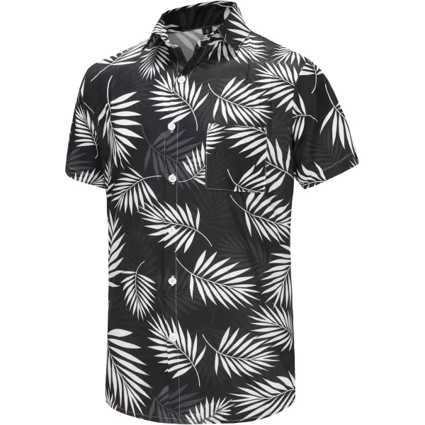 KYKU Funky Hawaiian Shirt for Men Palm Beach Shirts Tropical Vacation Shirts