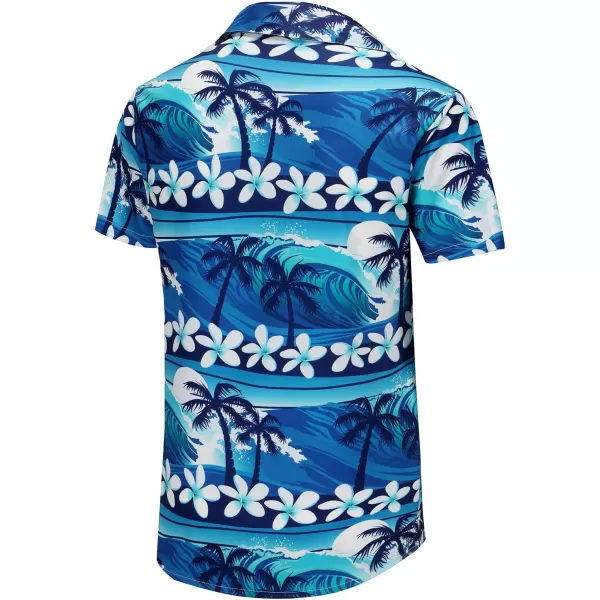 KYKU Funky Hawaiian Shirt for Men Palm Beach Shirts Tropical Vacation Shirts