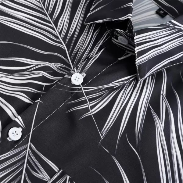 KYKU Funky Hawaiian Shirt for Men Palm Beach Shirts Tropical Vacation Shirts