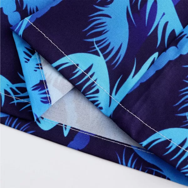 KYKU Funky Hawaiian Shirt for Men Palm Beach Shirts Tropical Vacation Shirts