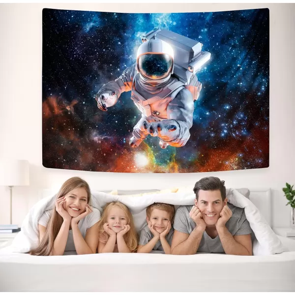 KYKU Galaxy Tapestry Wall Hanging Purple Outer Space Tapestry Cool Trippy Nebula Universe Tapestries for Bedroom Living Room Dorm Decor 