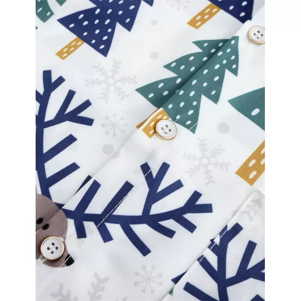 KYKU Hawaiian Shirts for Men Santa Claus Party Casual Button Down Short Sleeve Shirt with Pocket