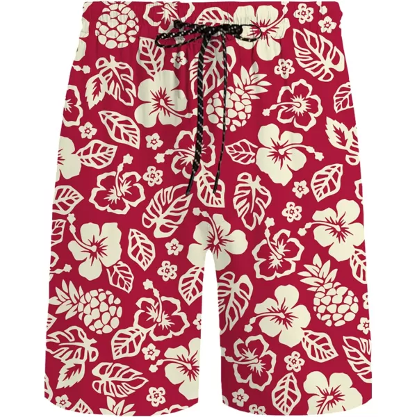 KYKU Mens Hawaiian Shirt and Short Set - Summer Short Sleeve Button Down Beach Shirts Tropical Vacation 2 Piece Outfits