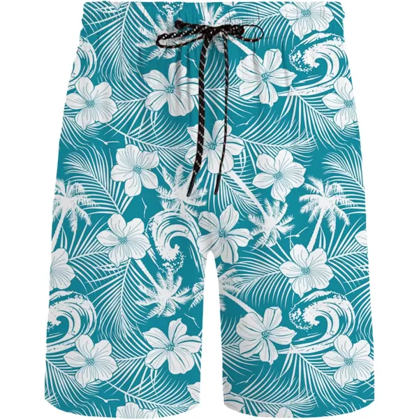KYKU Mens Hawaiian Shirt and Short Set - Summer Short Sleeve Button Down Beach Shirts Tropical Vacation 2 Piece Outfits