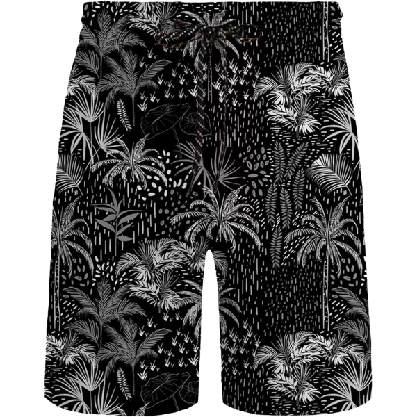 KYKU Mens Hawaiian Shirt and Short Set - Summer Short Sleeve Button Down Beach Shirts Tropical Vacation 2 Piece Outfits