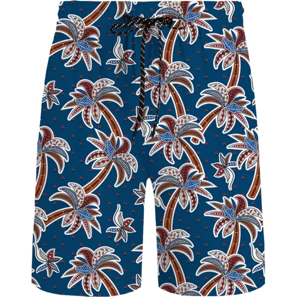 KYKU Mens Hawaiian Shirt and Short Set - Summer Short Sleeve Button Down Beach Shirts Tropical Vacation 2 Piece Outfits
