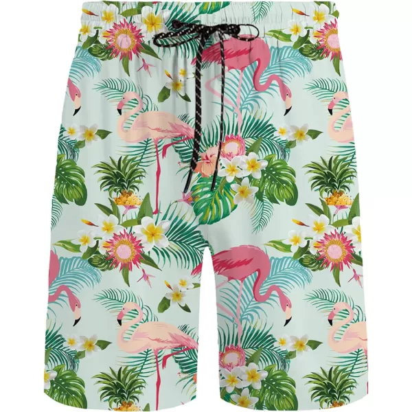 KYKU Mens Hawaiian Shirt and Short Set - Summer Short Sleeve Button Down Beach Shirts Tropical Vacation 2 Piece Outfits