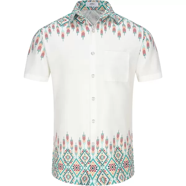 KYKU Mexico Shirt for Men Funny Beach Shirts Hawaiian Button Down Short Sleeve