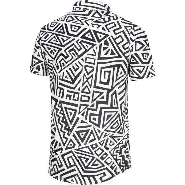 KYKU Mexico Shirt for Men Funny Beach Shirts Hawaiian Button Down Short Sleeve