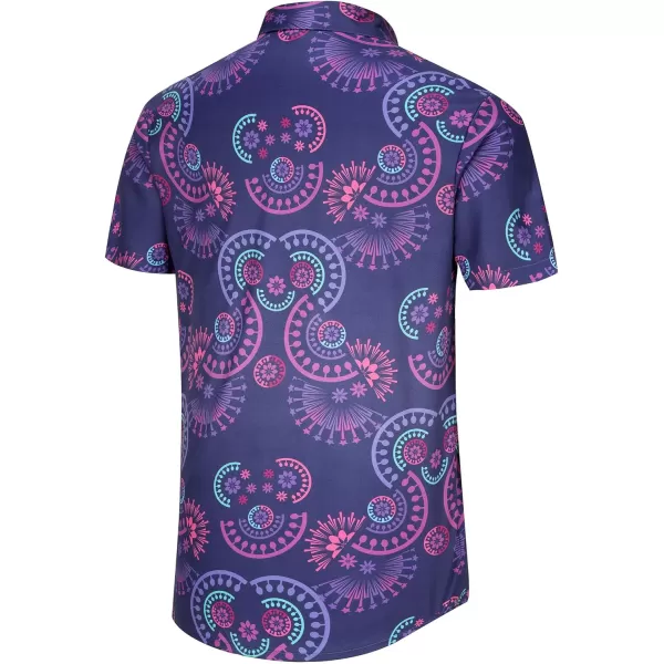 KYKU Mexico Shirt for Men Funny Beach Shirts Hawaiian Button Down Short Sleeve
