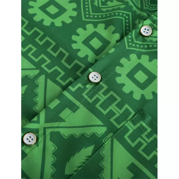 KYKU Mexico Shirt for Men Funny Beach Shirts Hawaiian Button Down Short Sleeve