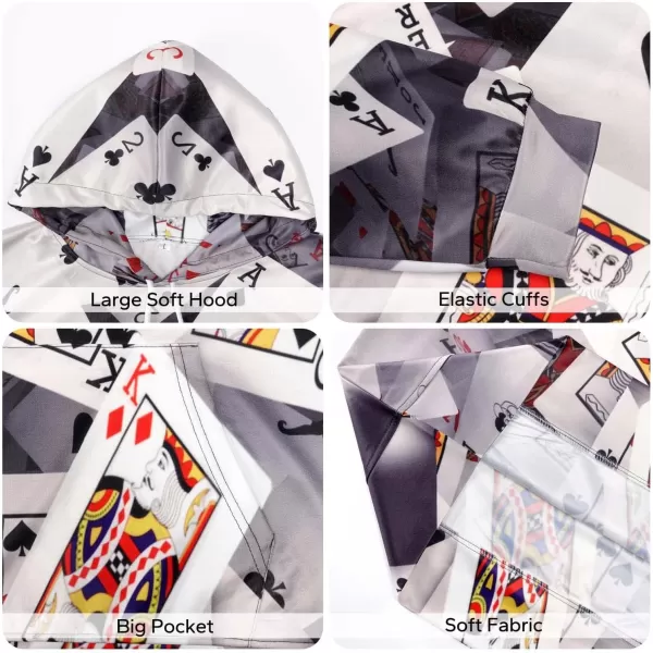 KYKU Poker Hoodies for Men 3D Hoodie Las Vegas Funny Hoody Print Sweatshirt