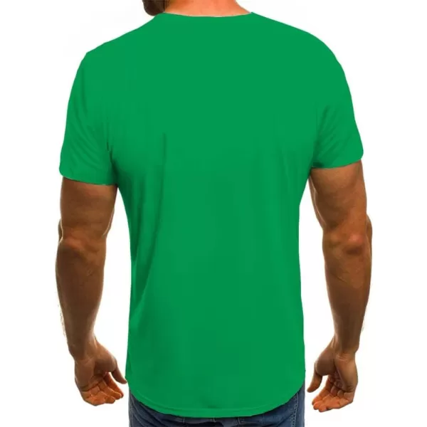 KYKU St Patricks Day Tshirt Men Leprechaun Costume Green Tuxedo T Shirt Irish Shamrock Clothing