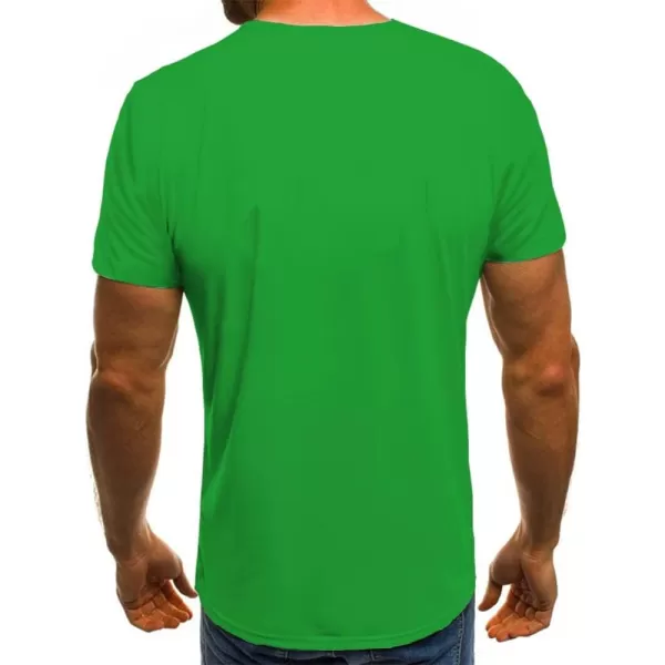 KYKU St Patricks Day Tshirt Men Leprechaun Costume Green Tuxedo T Shirt Irish Shamrock Clothing