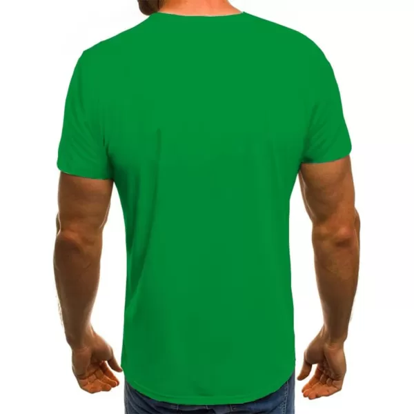 KYKU St Patricks Day Tshirt Men Leprechaun Costume Green Tuxedo T Shirt Irish Shamrock Clothing