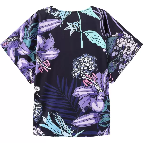 KYKU Summer Kimonos for Women Casual Hawaiian Tropical Floral Tops