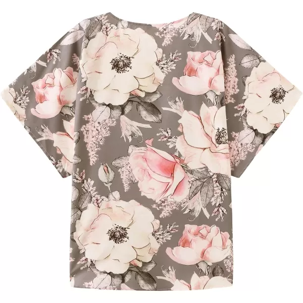 KYKU Summer Kimonos for Women Casual Hawaiian Tropical Floral Tops