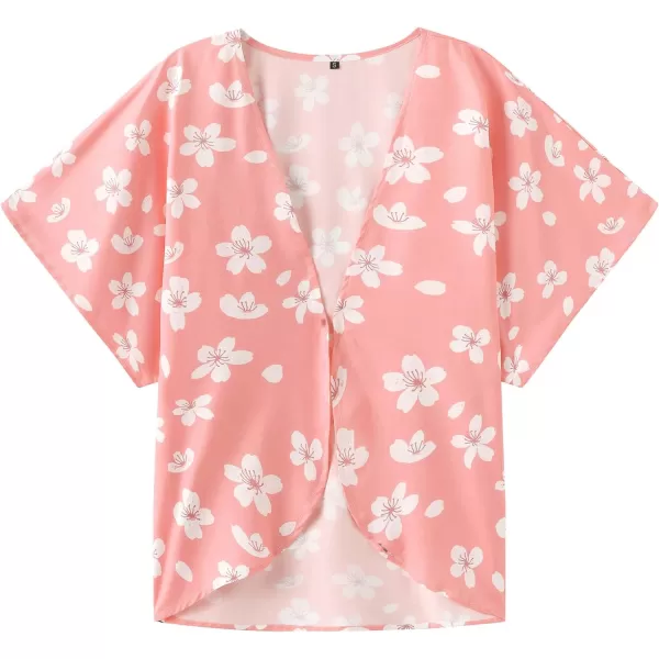 KYKU Summer Kimonos for Women Casual Hawaiian Tropical Floral Tops