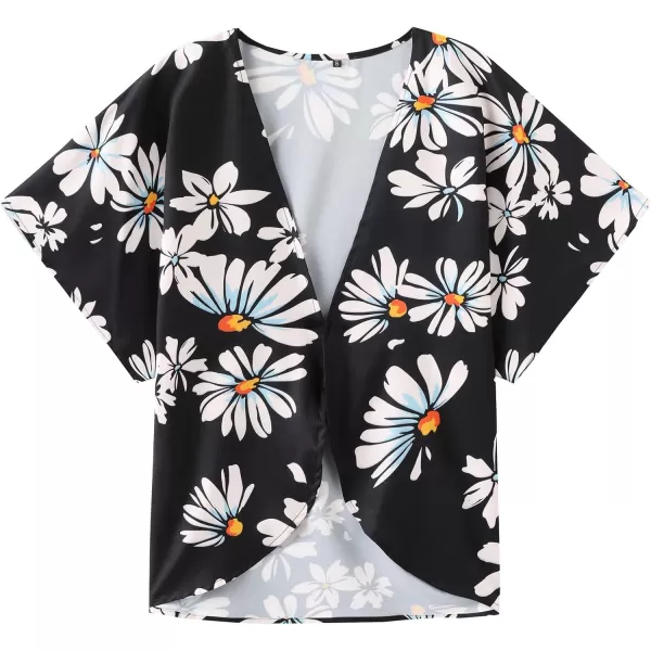 KYKU Summer Kimonos for Women Casual Hawaiian Tropical Floral Tops