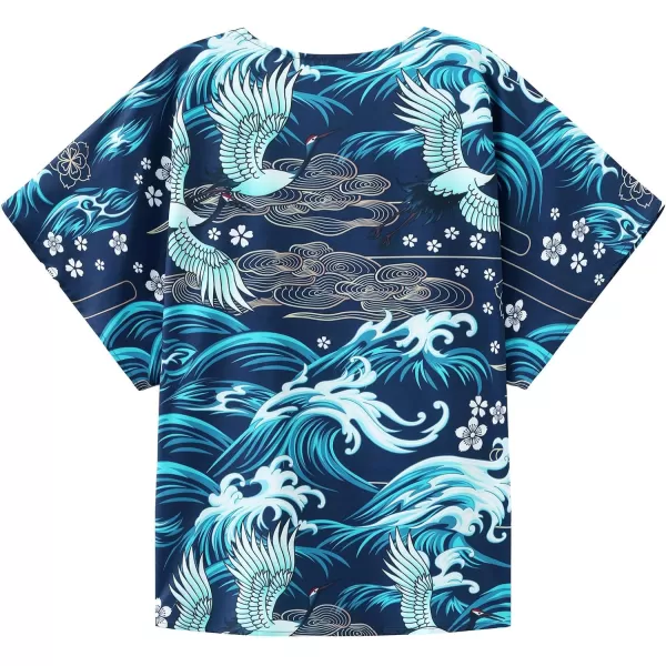 KYKU Summer Kimonos for Women Casual Hawaiian Tropical Floral Tops