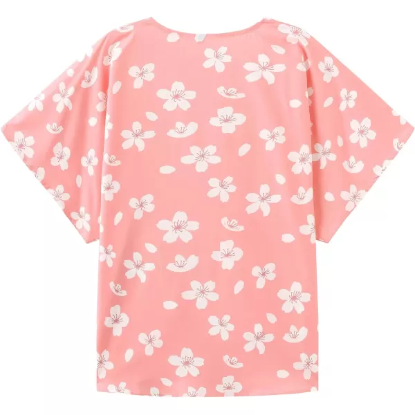 KYKU Summer Kimonos for Women Casual Hawaiian Tropical Floral Tops