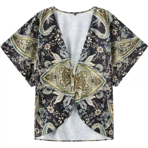 KYKU Summer Kimonos for Women Casual Hawaiian Tropical Floral Tops