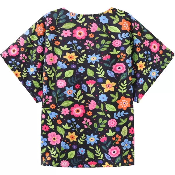 KYKU Summer Kimonos for Women Casual Hawaiian Tropical Floral Tops