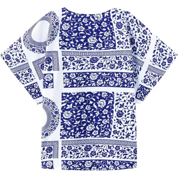 KYKU Summer Kimonos for Women Casual Hawaiian Tropical Floral Tops