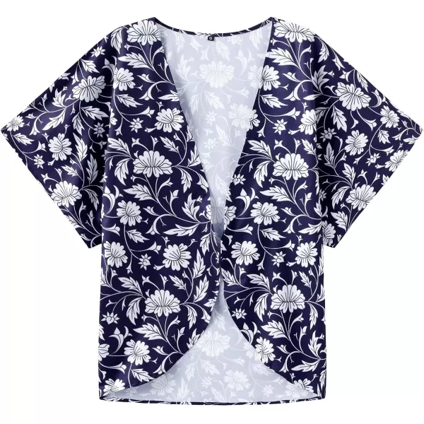 KYKU Summer Kimonos for Women Casual Hawaiian Tropical Floral Tops